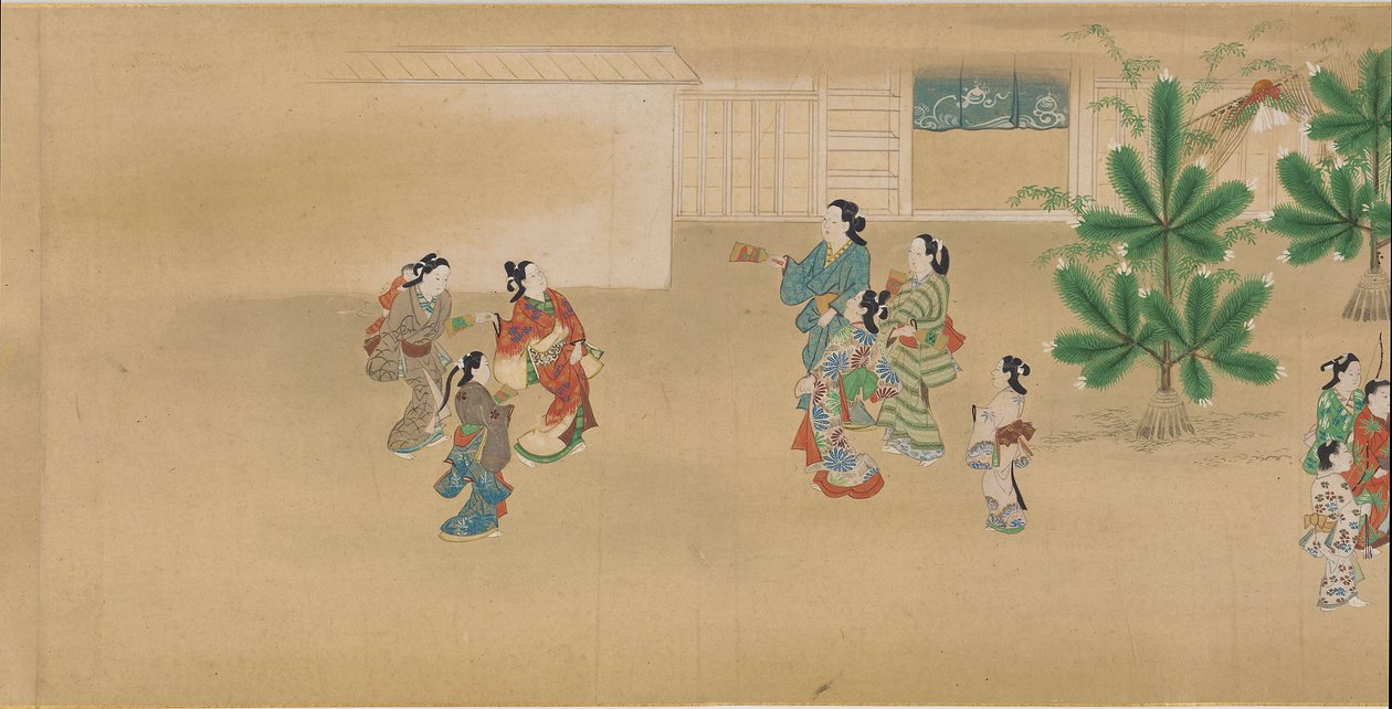 De tolv måneders højtider, 1682-1752 af Miyagawa Chōshun