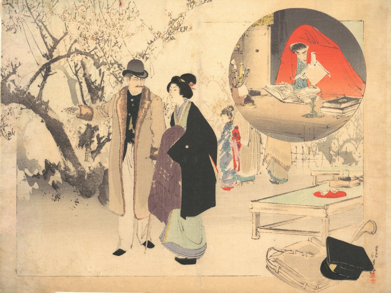 Tedemon After LD Golden Yasha, ikke? 1903. af Mizuno Toshikata
