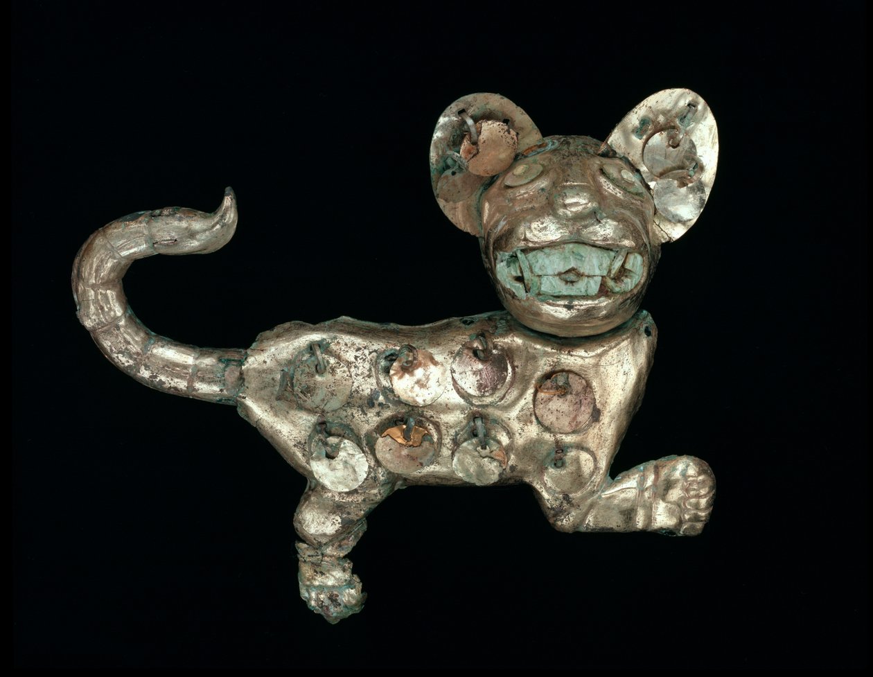 Kattefigur af Moche Moche