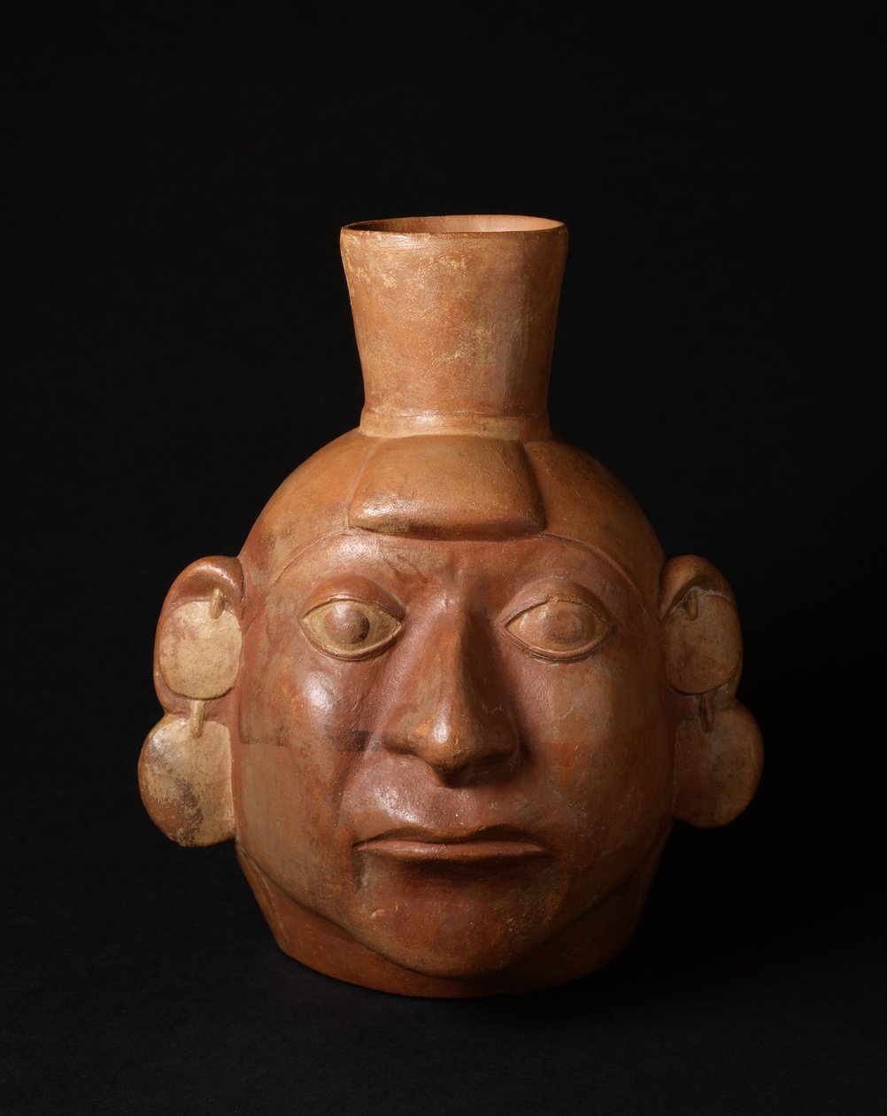 Portrætkar, tidlig mellemperiode, ca. 200-700 (keramik) af Moche Moche