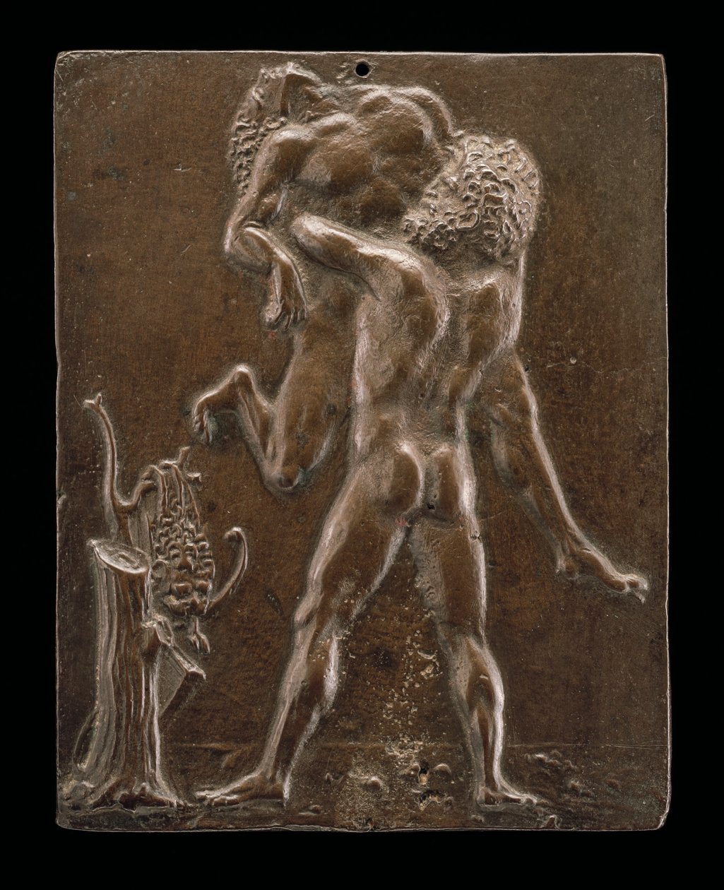 Hercules og Antaeus, slutningen af det 15. - begyndelsen af det 16. århundrede. af Moderno