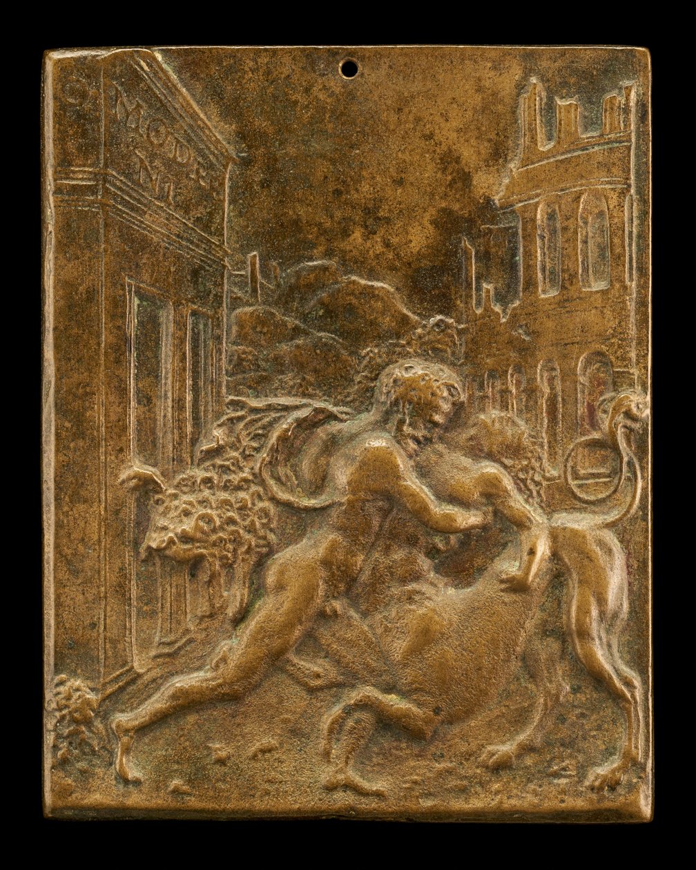 Herkules og en kentaur, 1507 eller før. af Moderno