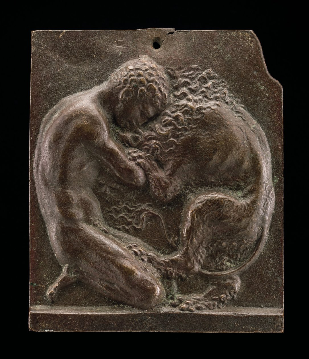 Hercules and the Nemean Lion, slutningen af det 15. - begyndelsen af det 16. århundrede. af Moderno