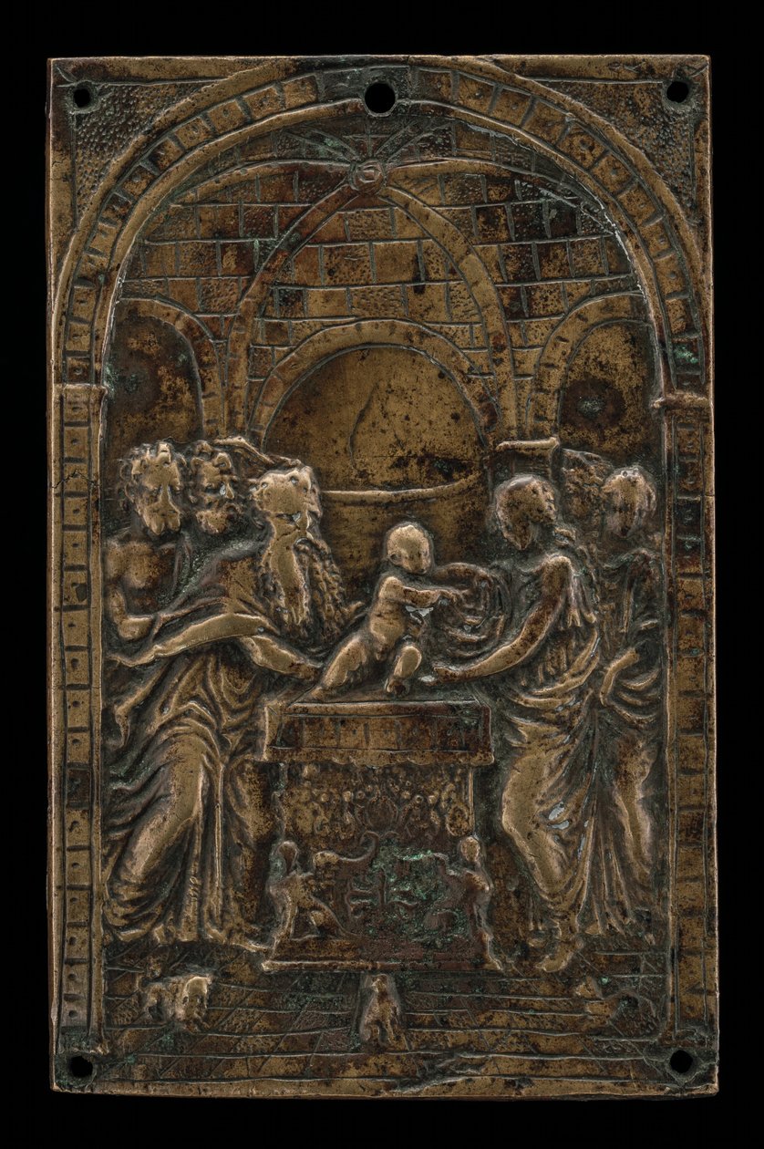 Præsentationen af Jesus i templet, slutningen af det 15. - begyndelsen af det 16. århundrede. af Moderno