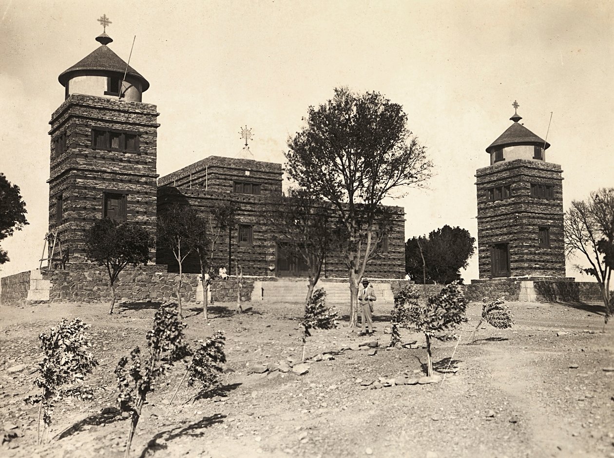 Building an Empire i den fascistiske tidsalder: Abyssinian Church, 09/05/1936 (s/h foto) af Modestino Baldinetti
