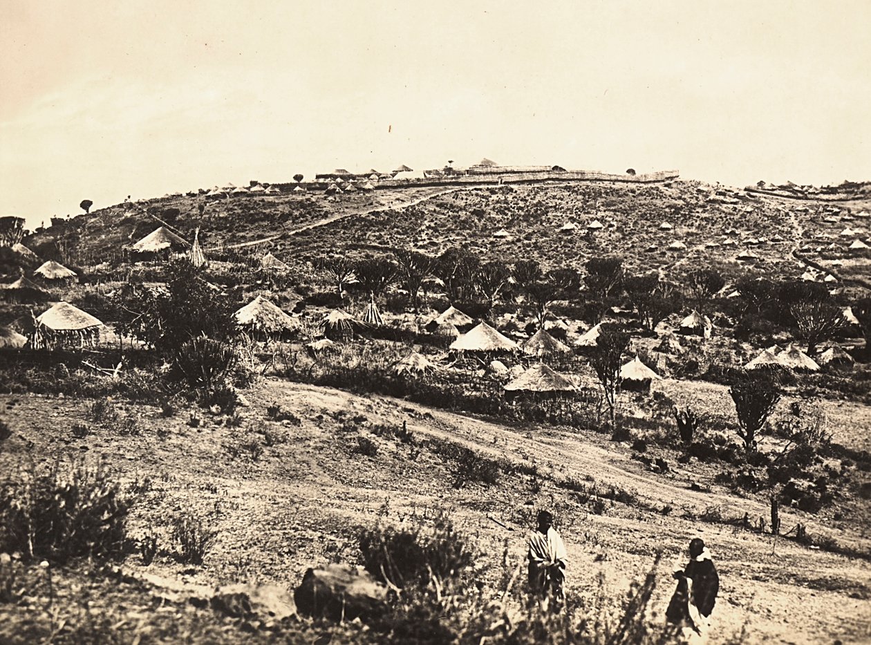 Bygning af et imperium i den fascistiske tidsalder: Abyssinian land, 09/05/1936 (s/h foto) af Modestino Baldinetti