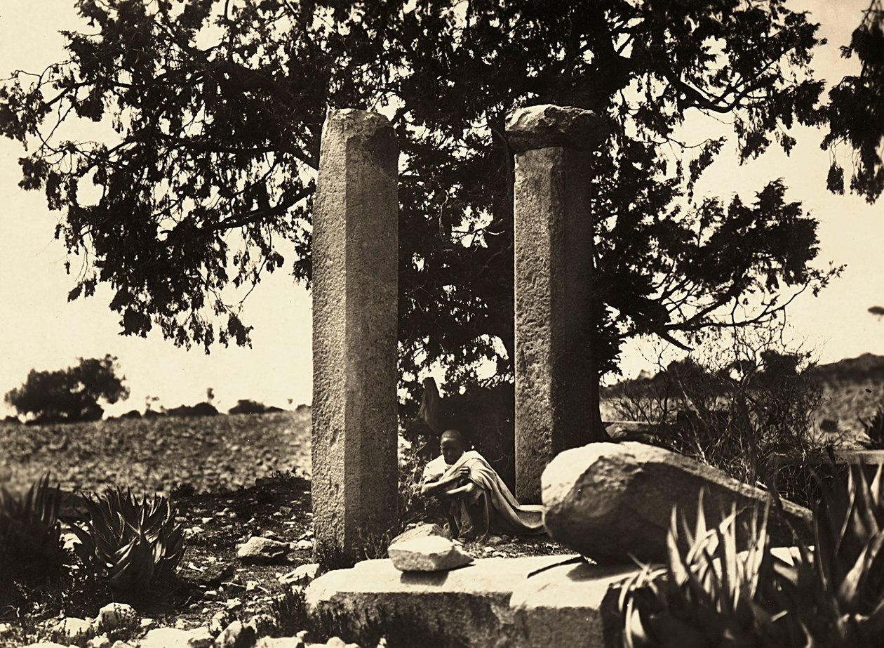 Opbygning af et imperium i den fascistiske tidsalder: Axum forbliver i Cohaito, 09/05/1936 (s/h foto) af Modestino Baldinetti
