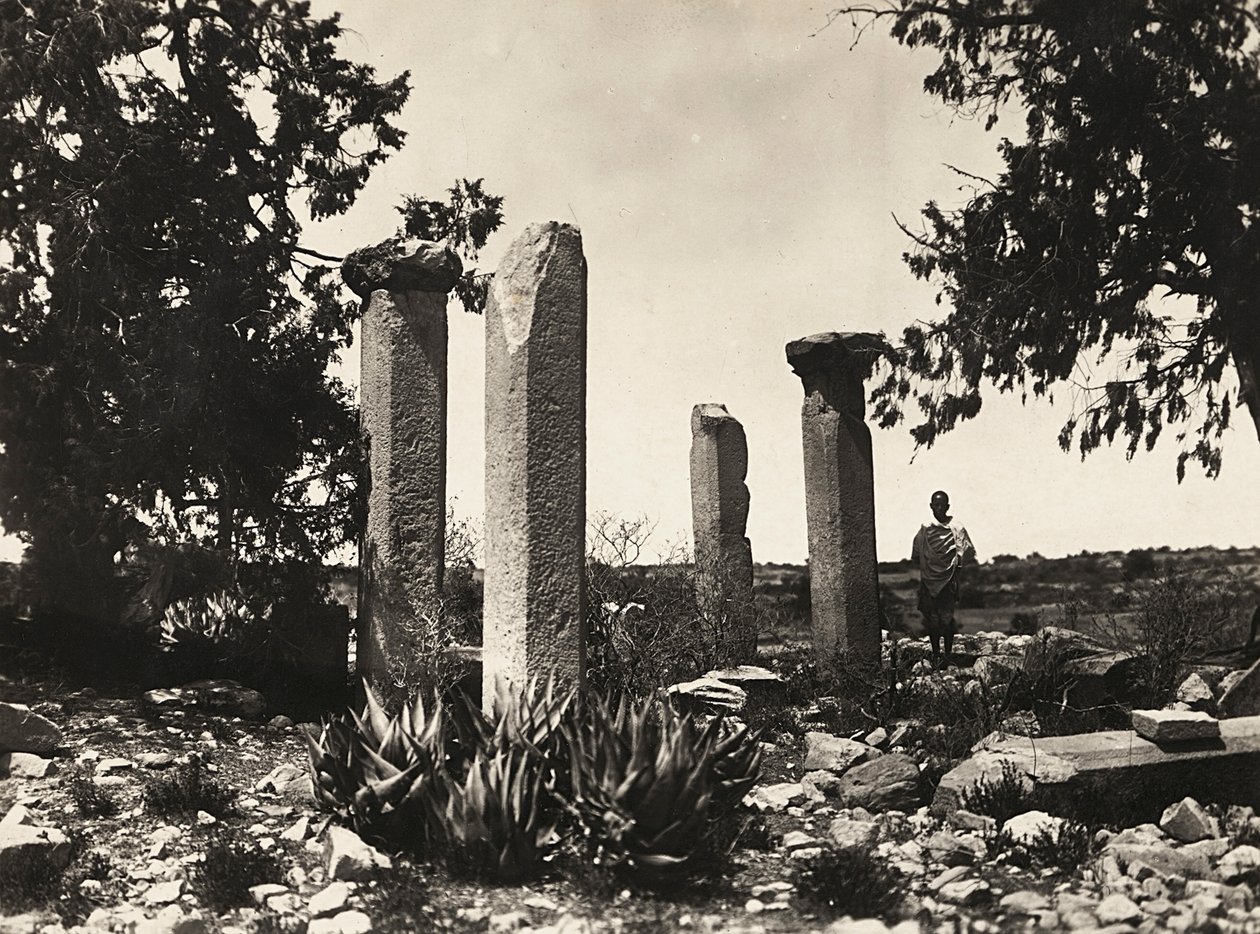 Opbygning af et imperium i den fascistiske tidsalder: Axum forbliver i Cohaito, 09/05/1936 (s/h foto) af Modestino Baldinetti