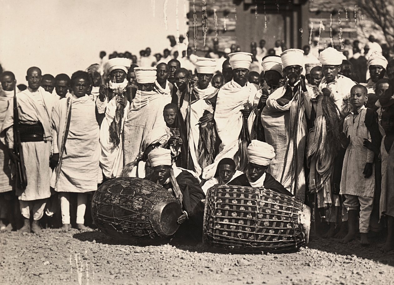 Opbygning af et imperium i den fascistiske tidsalder: Mascal-festivalen, 09/05/1936 (s/h foto) af Modestino Baldinetti
