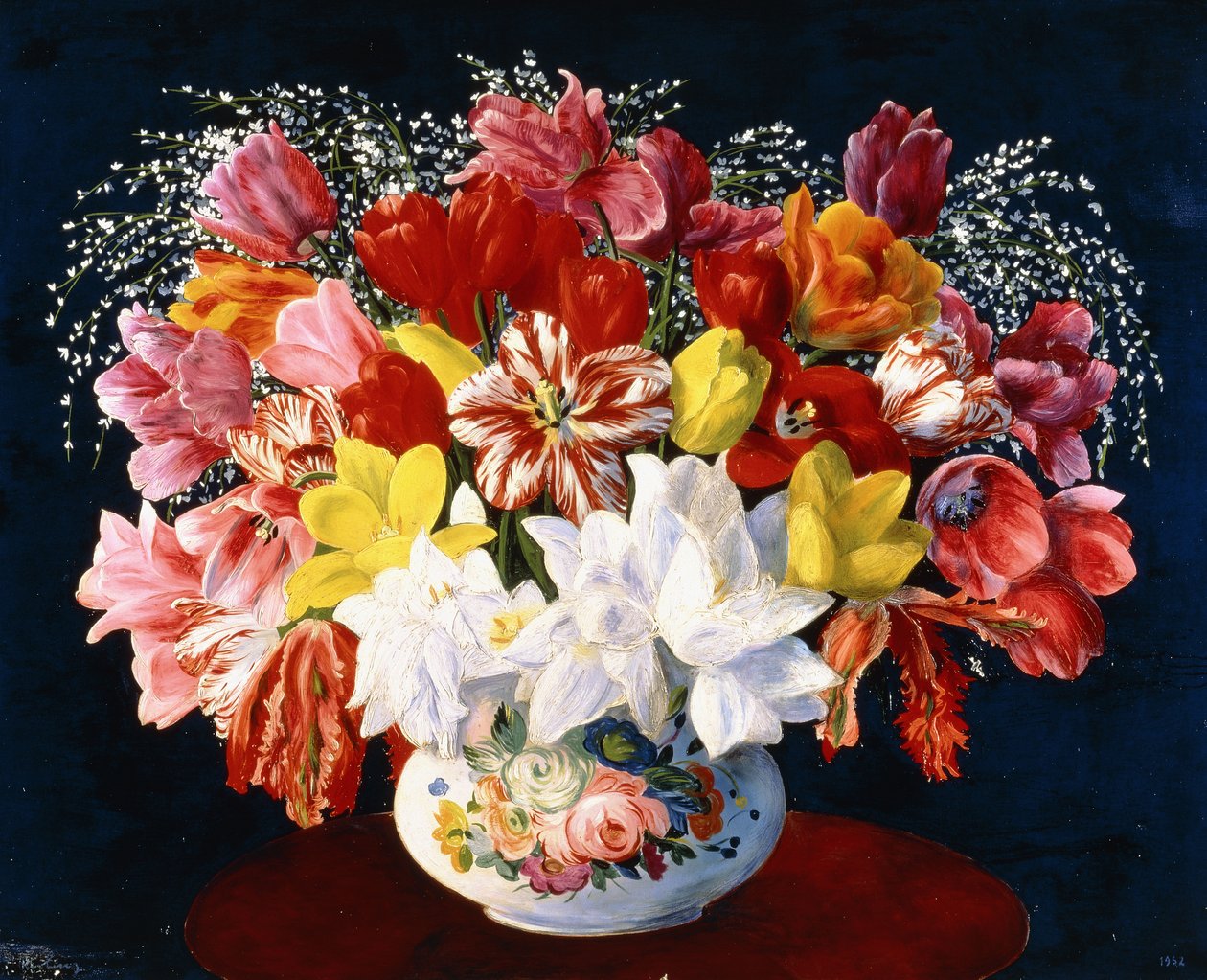 Stor buket tulipaner af Moise Kisling