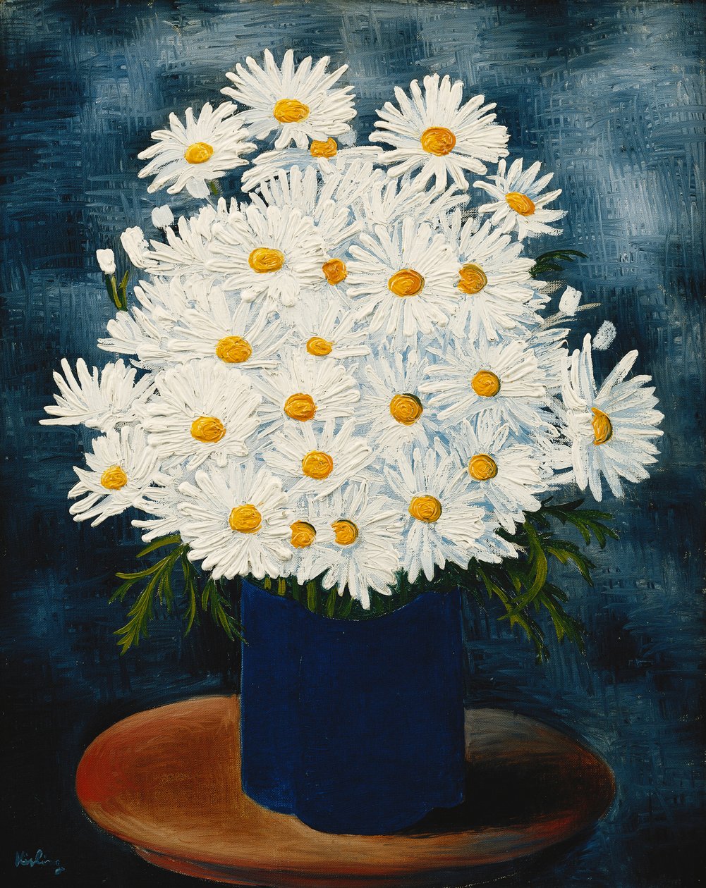 Buket af tusindfryd; Bouquet de Marguerites af Moise Kisling