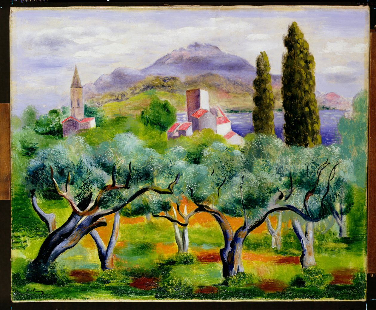 Landskab, ca. 1920 af Moise Kisling