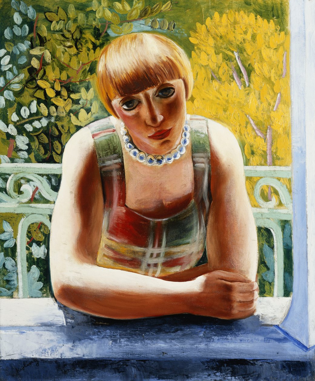 Madame Kisling a Saint-Tropez af Moise Kisling