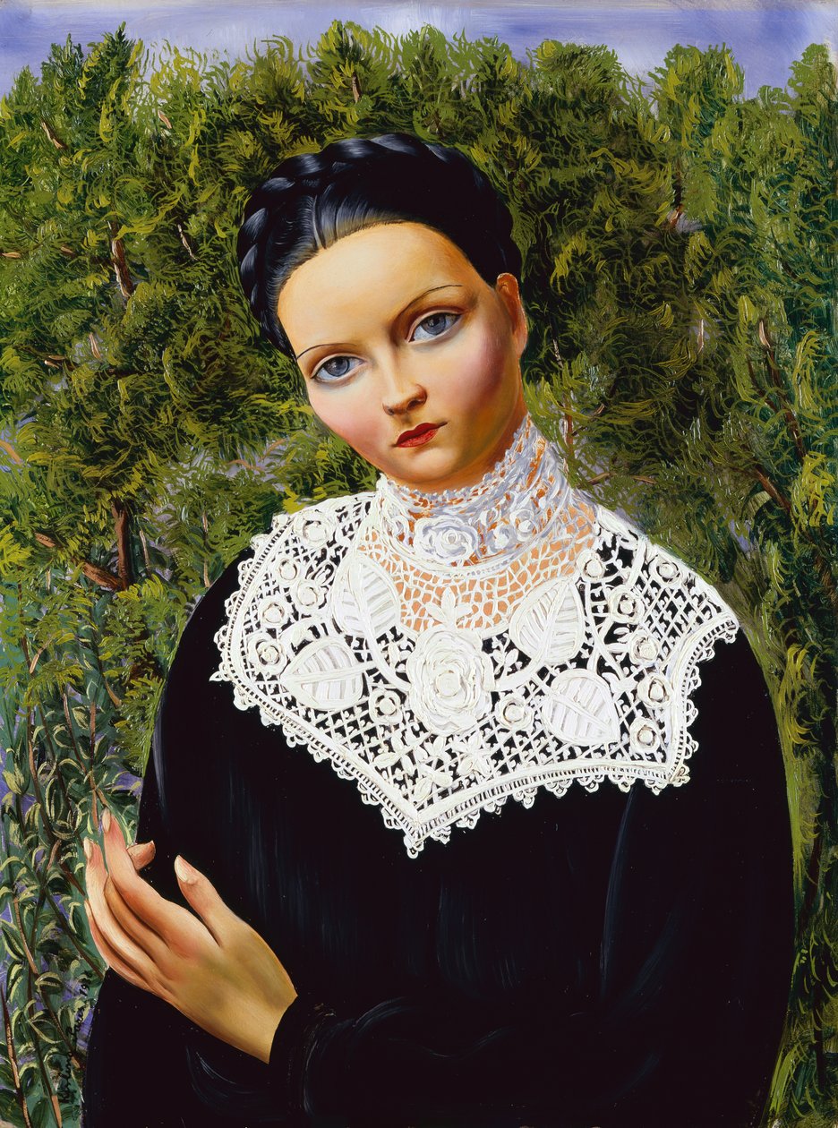 Portræt af Madeleine Sologne af Moise Kisling