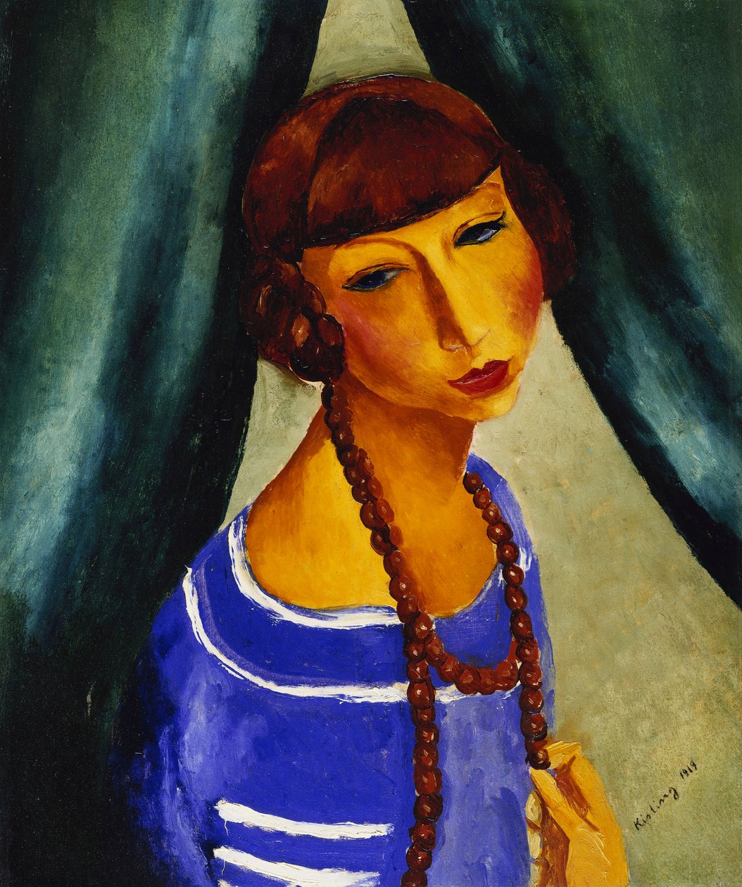 Portræt af Margueritte Gros, kunstnerens svigerinde; Portrait de Margueritte Gros, la Belle-Soeur de l