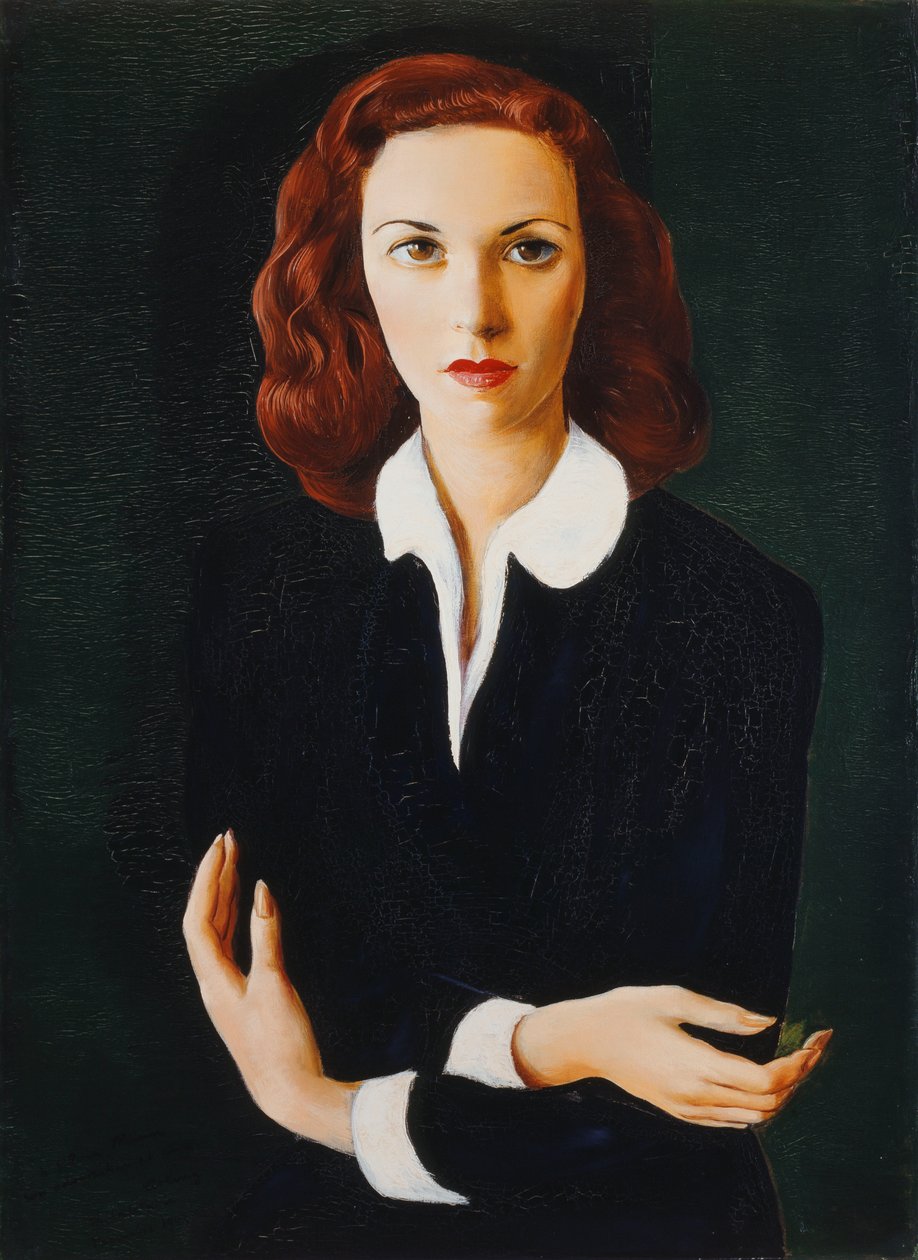 Portræt af Sylvia Mann af Moise Kisling