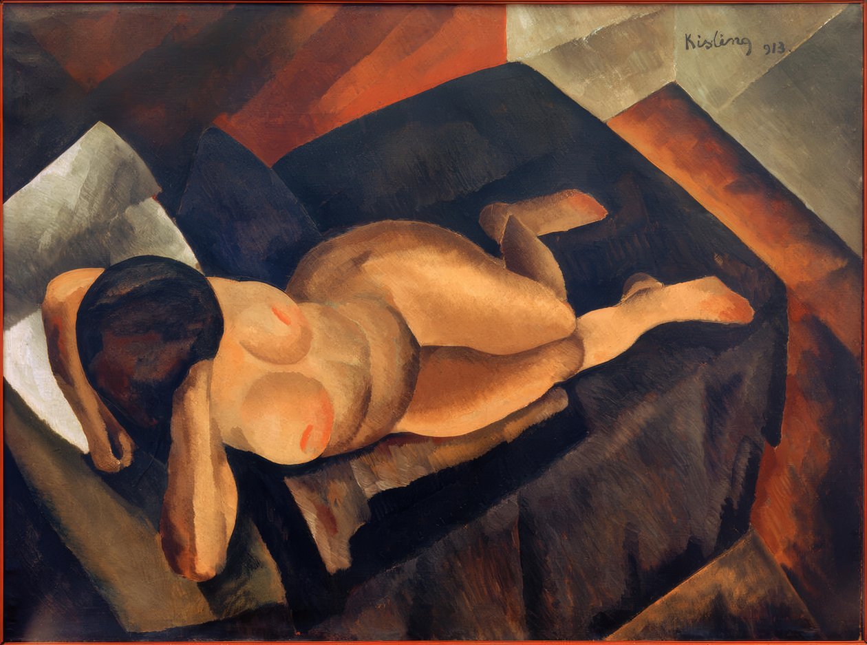 Liggende nøgen af Moise Kisling