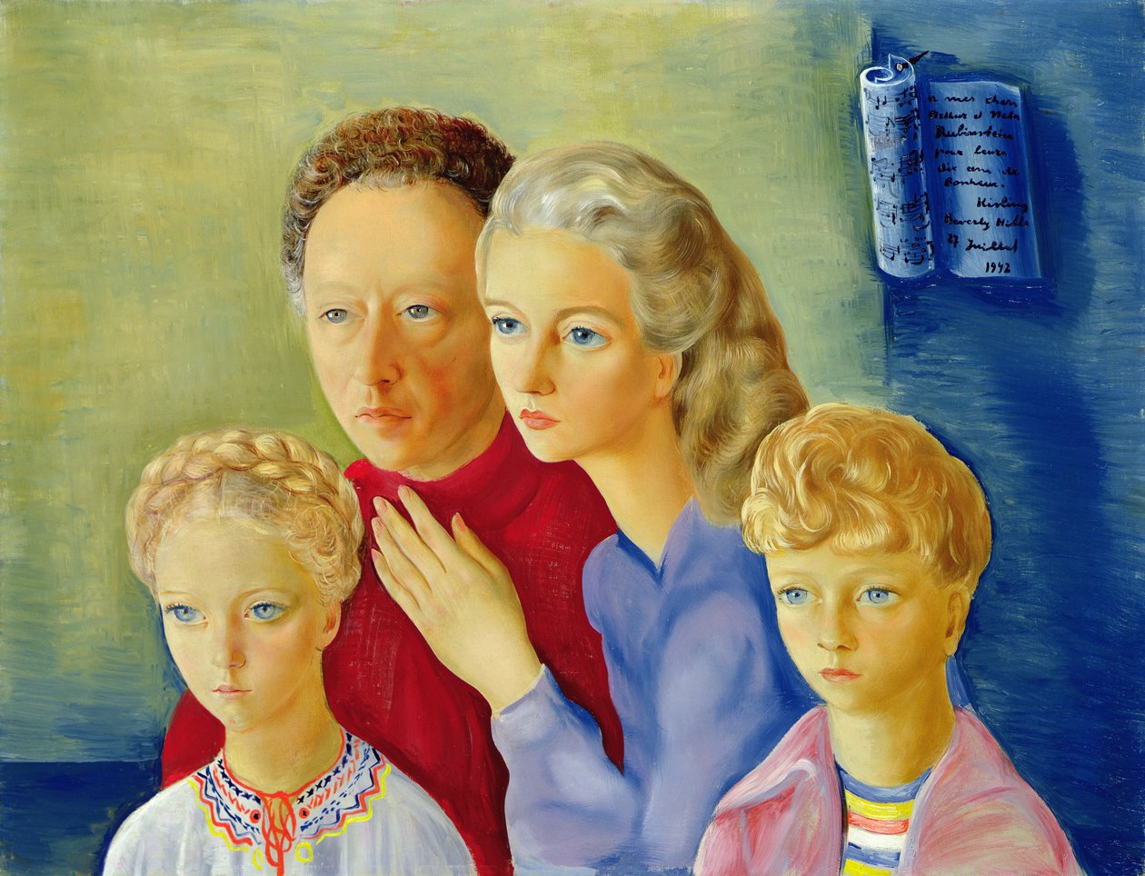 Familien Rubinstein af Moise Kisling