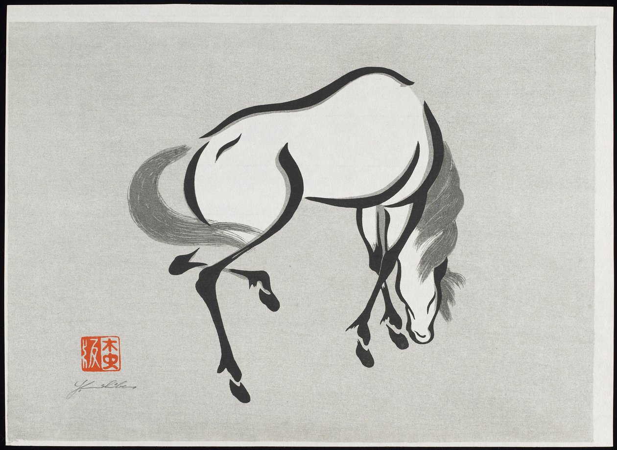 Hest (A) af Mokuchu Urushibara