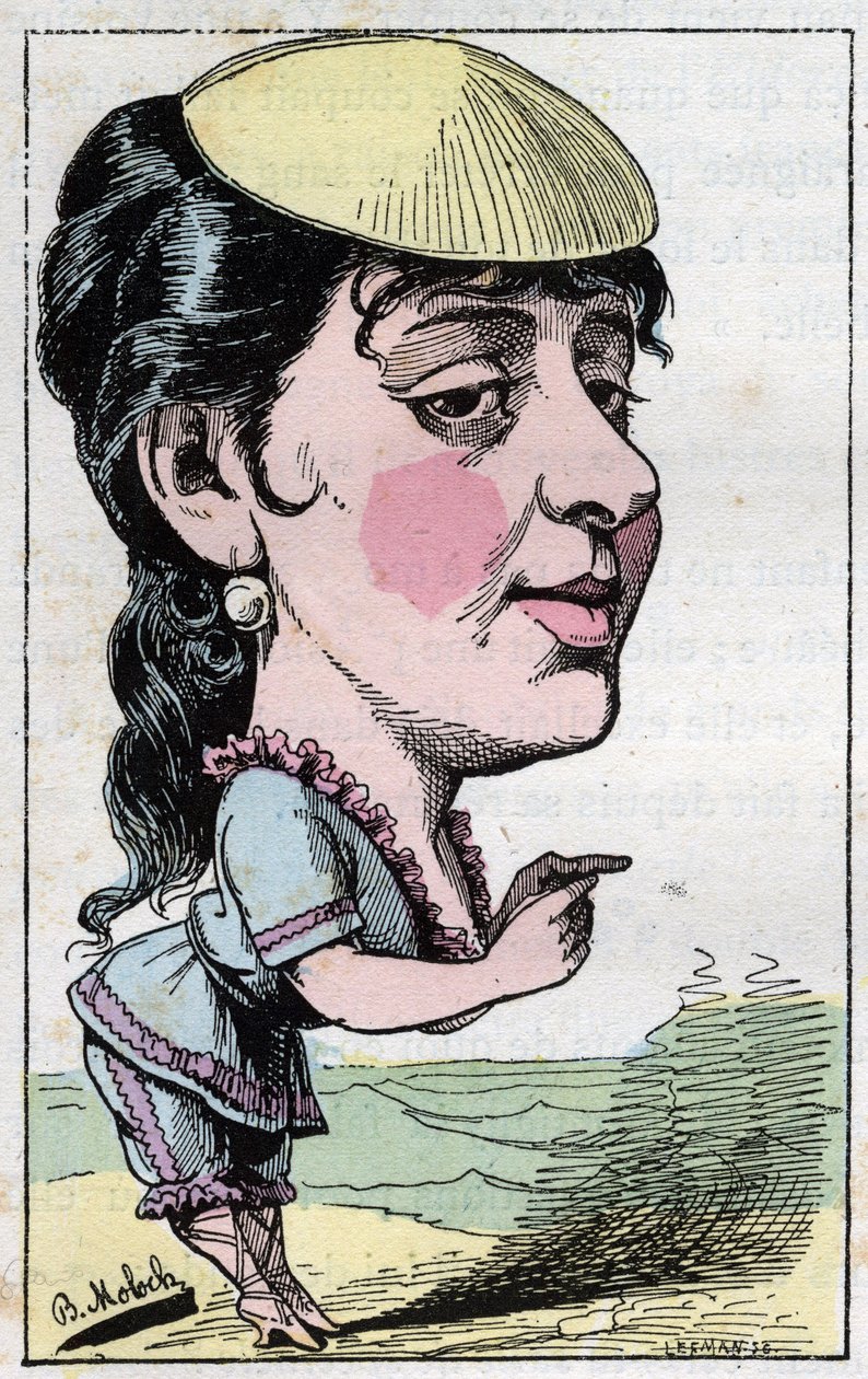 Anne Marie-Louise (Marie Louis) Damiens, kendt som Anna Judic, fransk komiker af Moloch