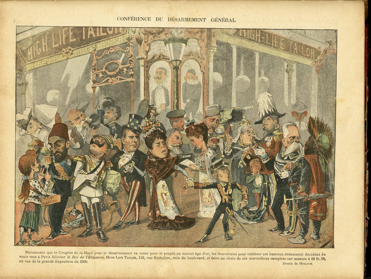Illustration af Moloch (1849-1909) i Le Rire af Moloch
