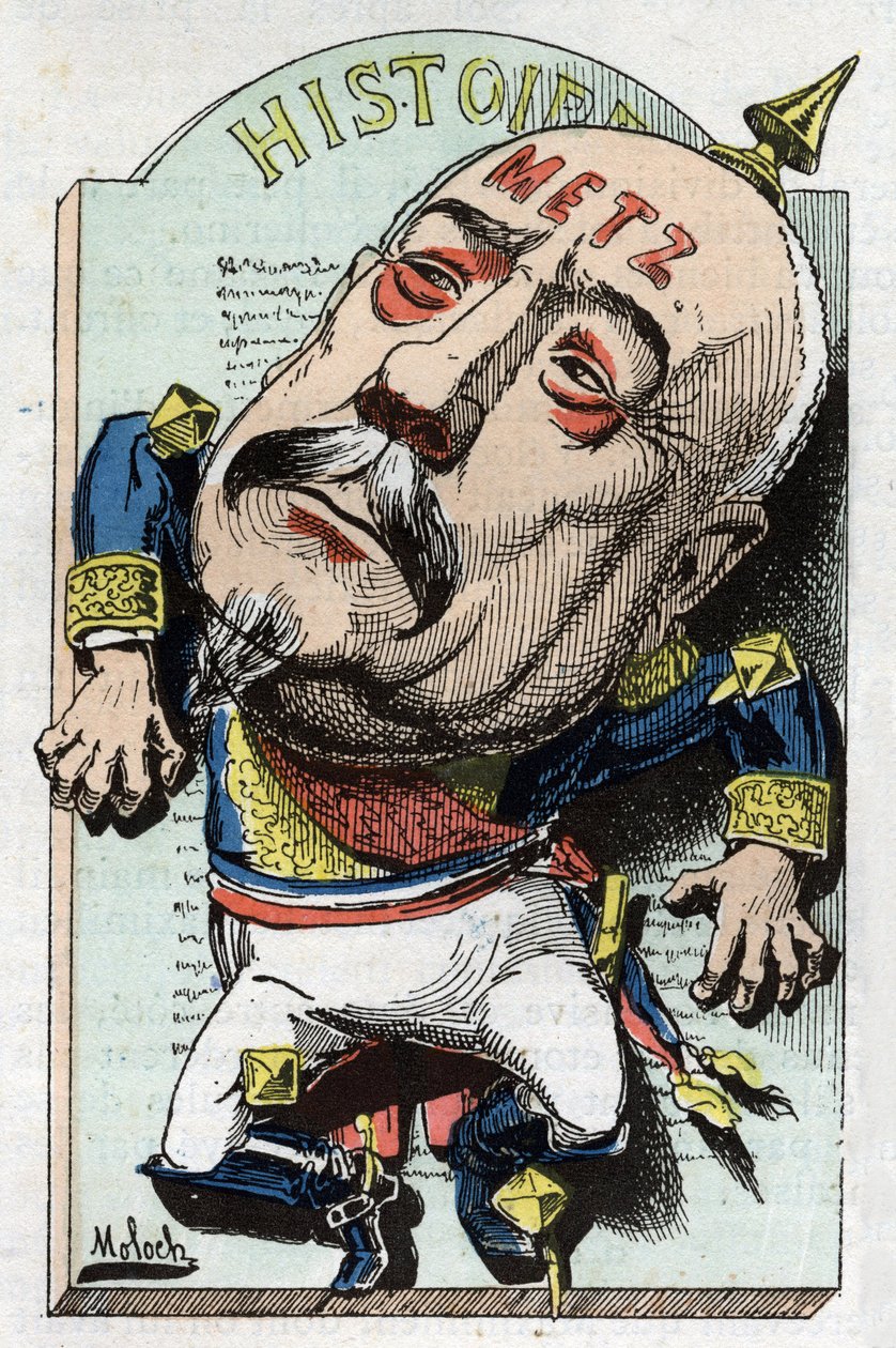 Portræt i fuld længde af Francois Achille Bazaine (Francois-Achille af Moloch