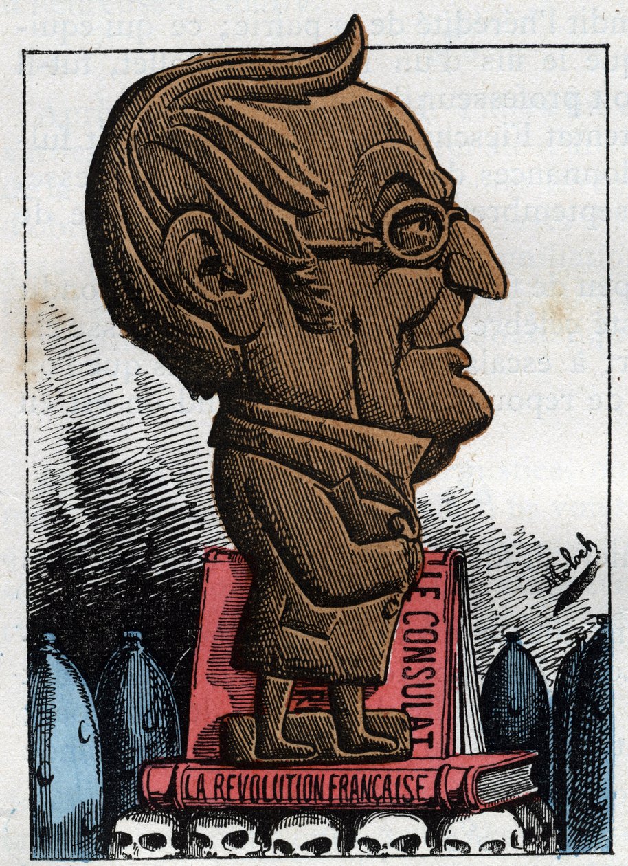 Portræt af Adolphe Thiers (1797-1877), præsident for den franske republik af Moloch