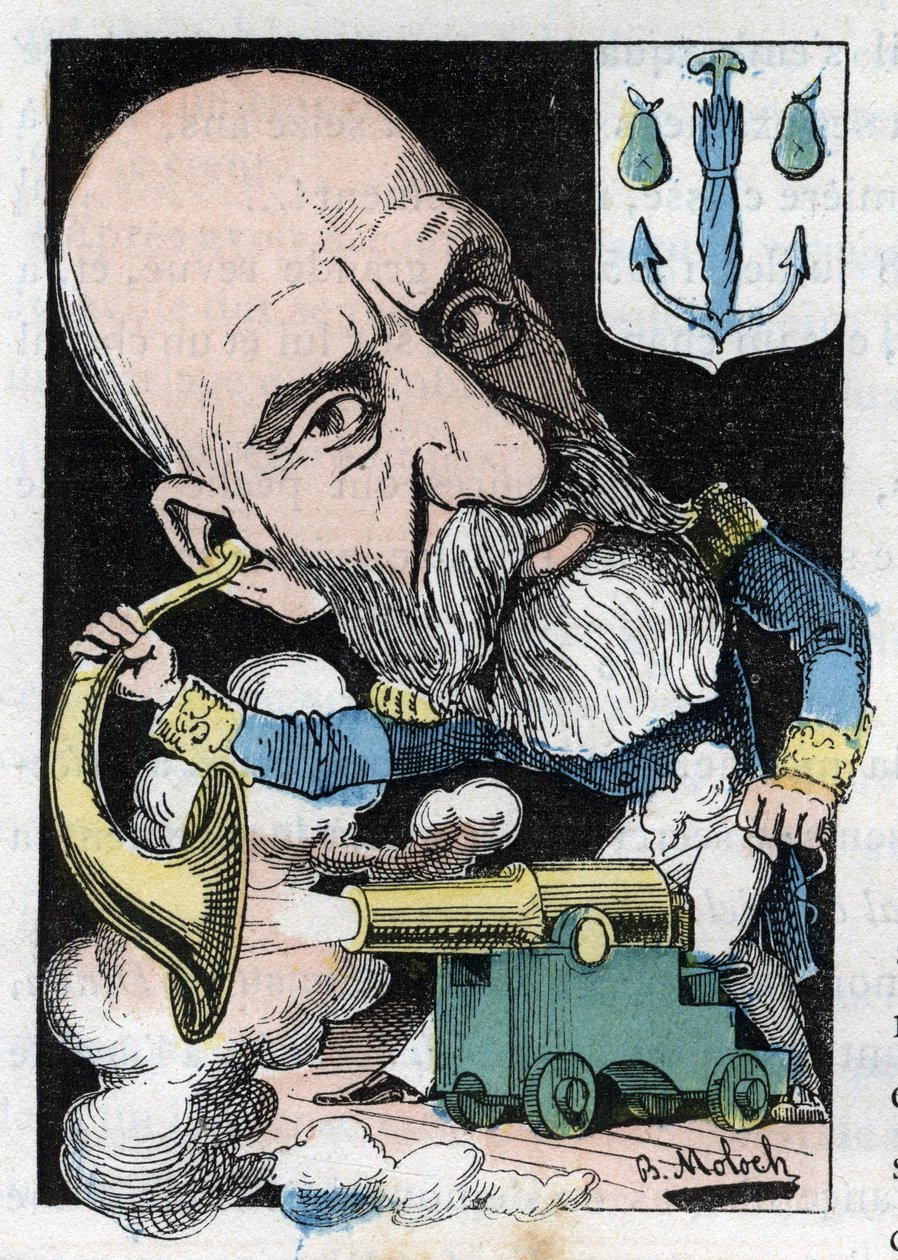 Portræt af Francois Ferdinand Philippe, prins af Joinville (1818-1900) af Moloch