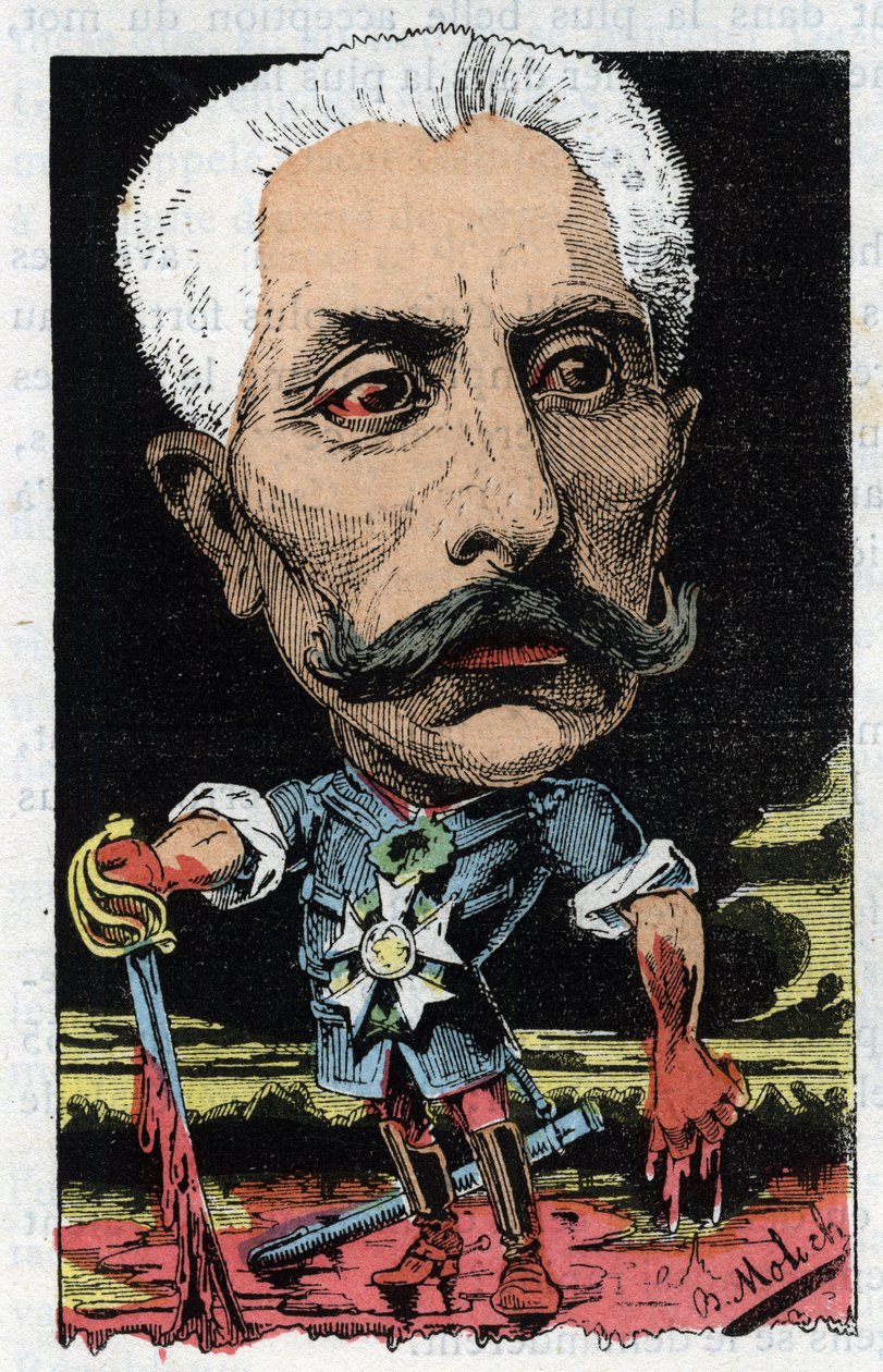 Portræt af Gaston Alexandre Auguste De Galliffet, General Francais af Moloch