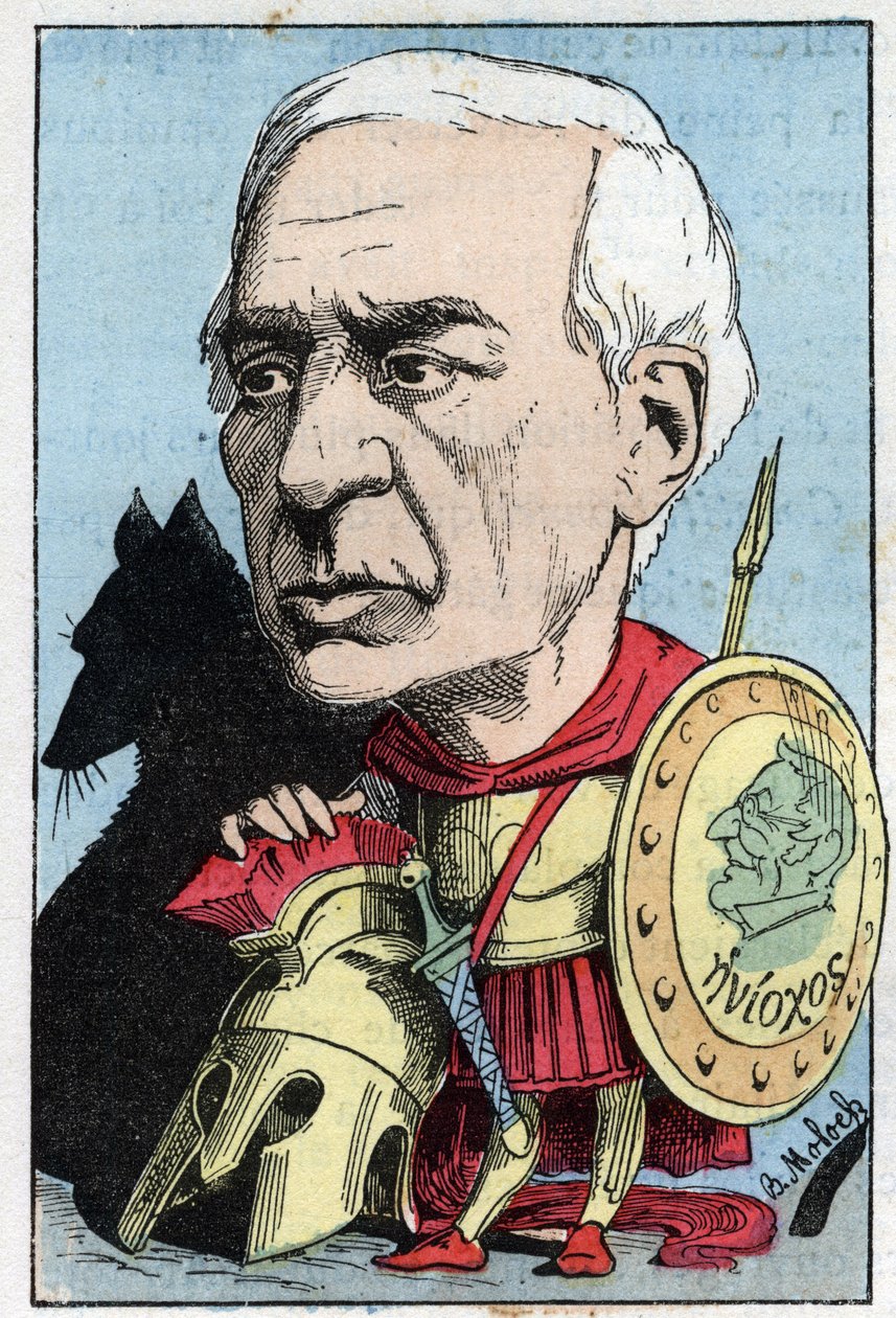 Portræt af Jules Barthelemy Saint Hilaire (1805 - 1895), fransk lærd og politiker af Moloch