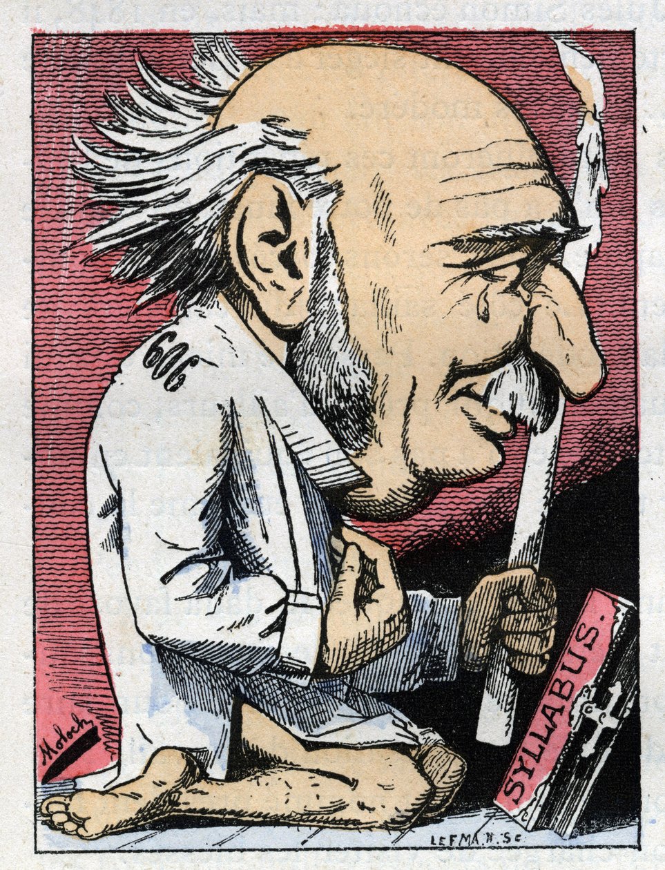 Portræt af Jules Simon (1814-1896), fransk politiker af Moloch