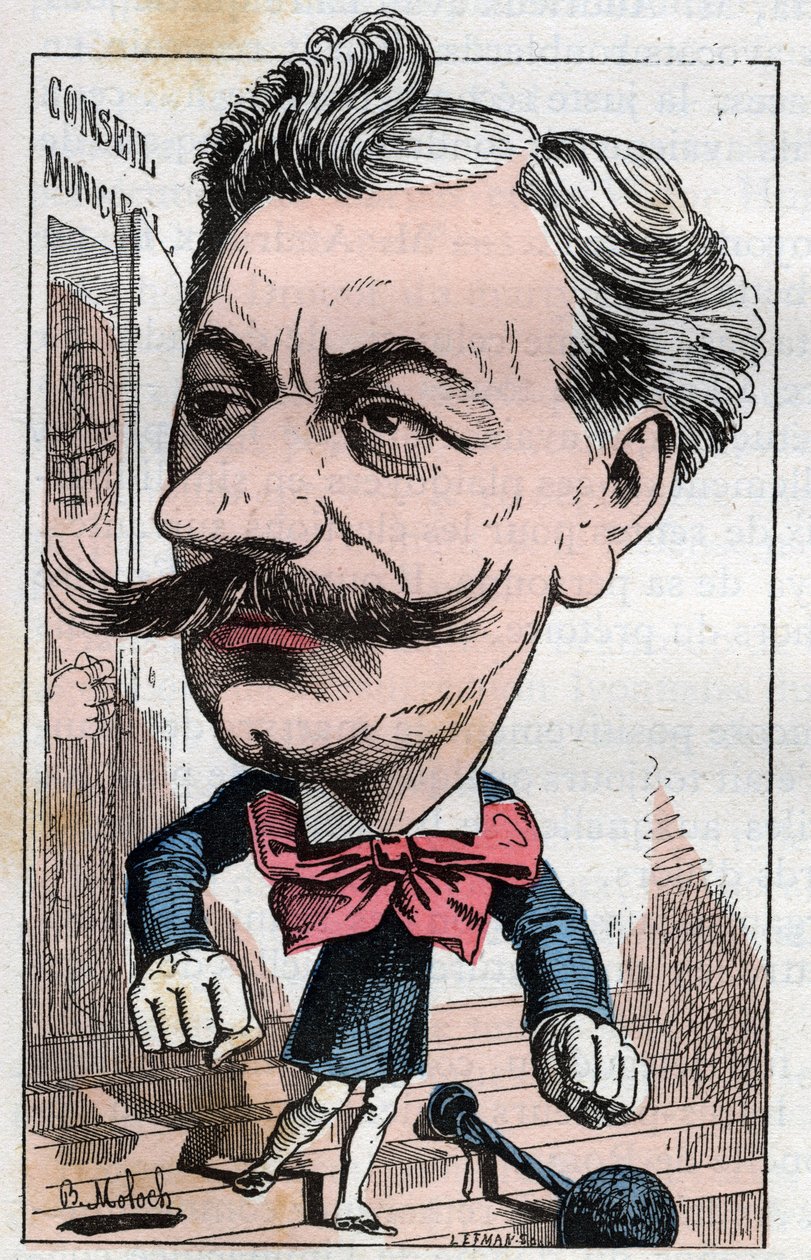 Portræt af Louis Andrieux (1840-1931), fransk advokat og politiker af Moloch