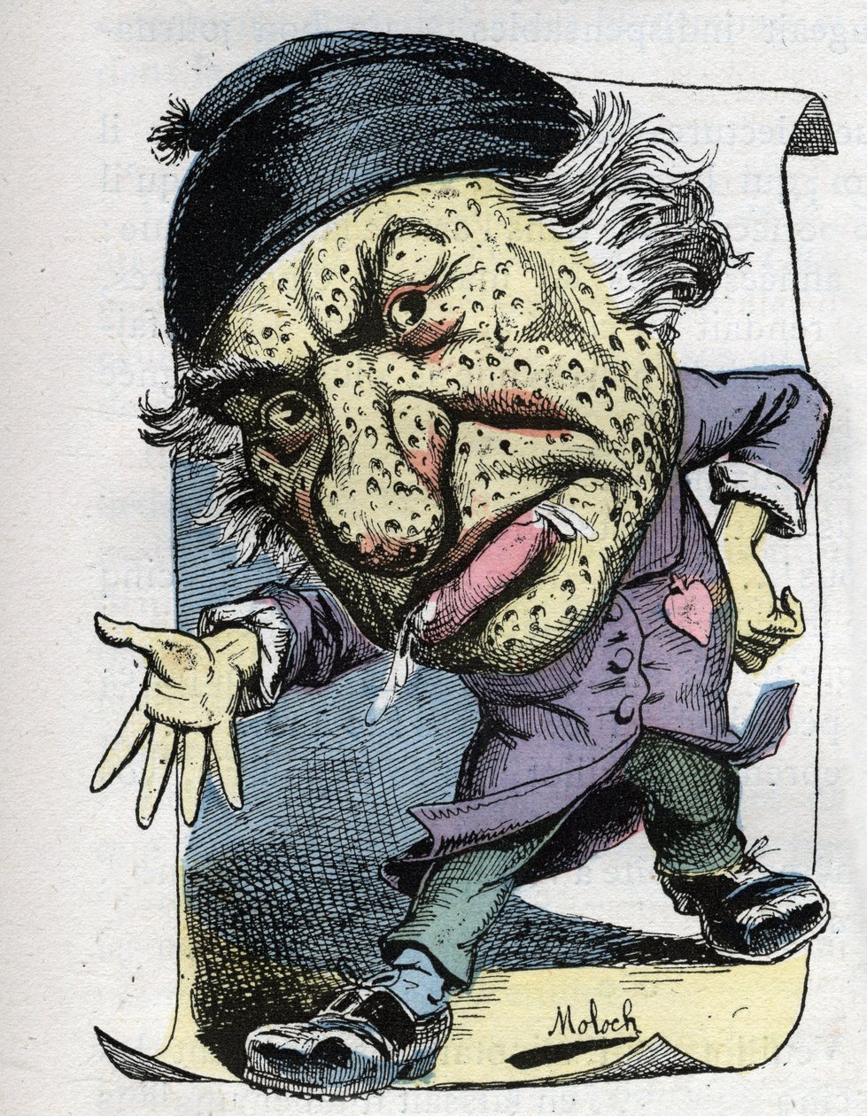Portræt af Louis Veuillot (1813-1883), fransk journalist og forfatter af Moloch