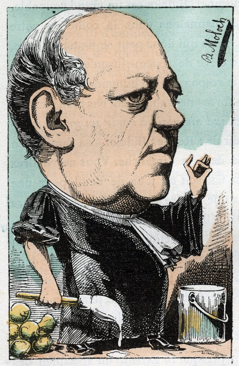 Portræt af Maître Charles Lachaud (1817-1882), fransk advokat af Moloch