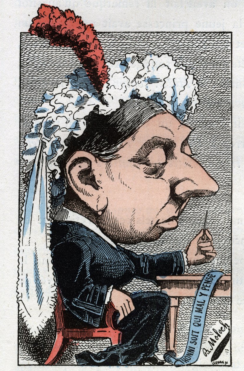 Portræt af Victoria Iere, dronning af England (1819-1901) af Moloch