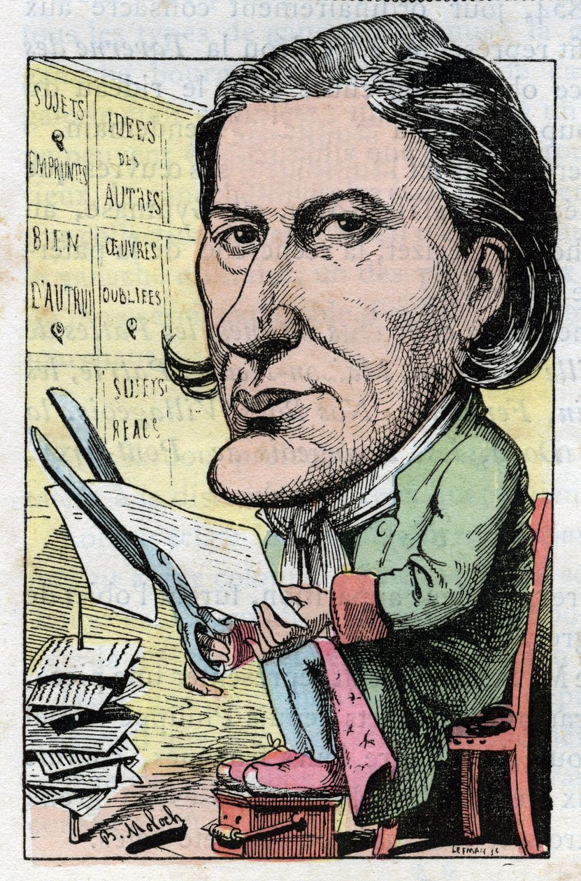 Portræt af victorianske Sardou (1831-1908), fransk dramatiker af Moloch