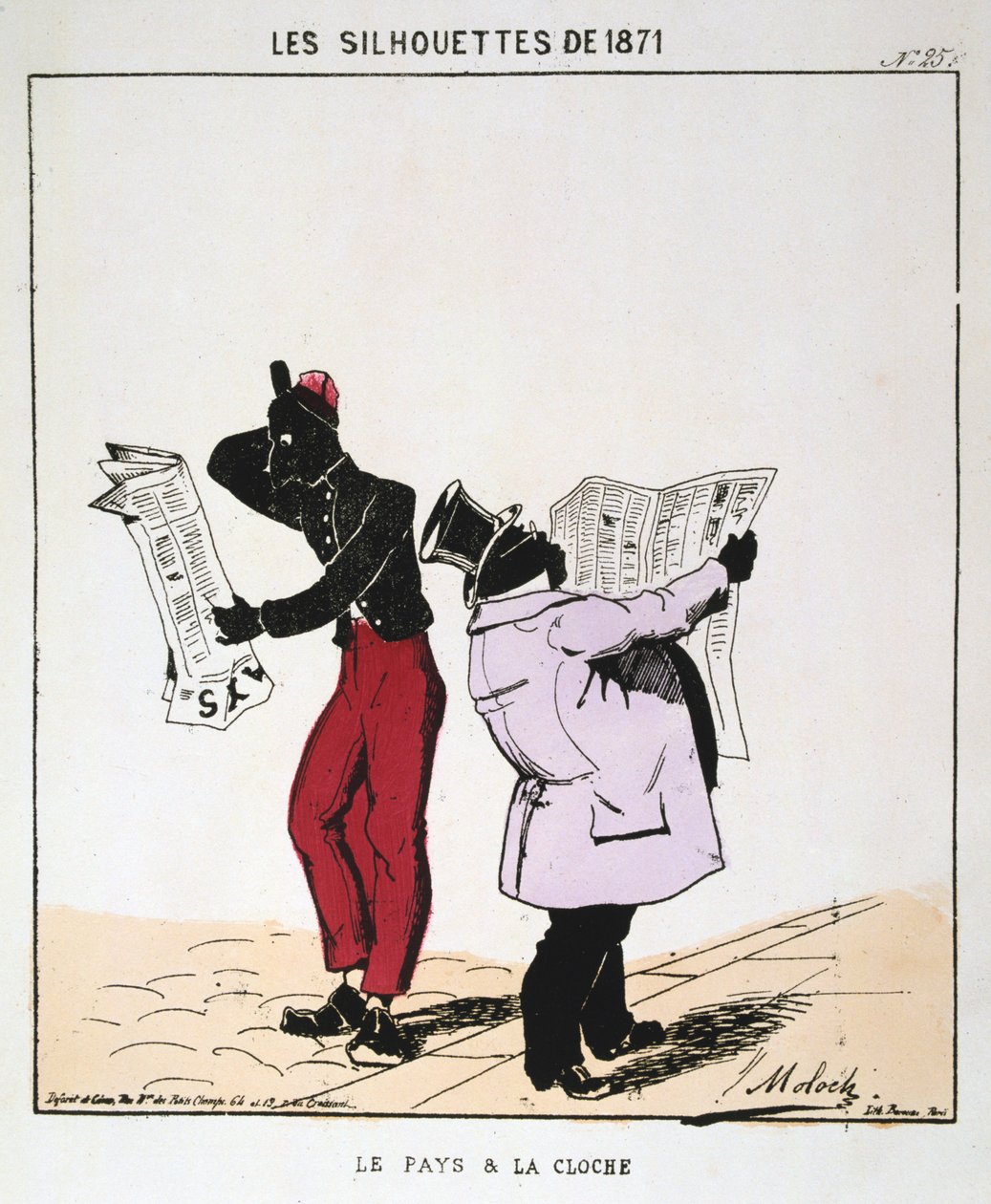 Landet og klokken, 1871 af Moloch