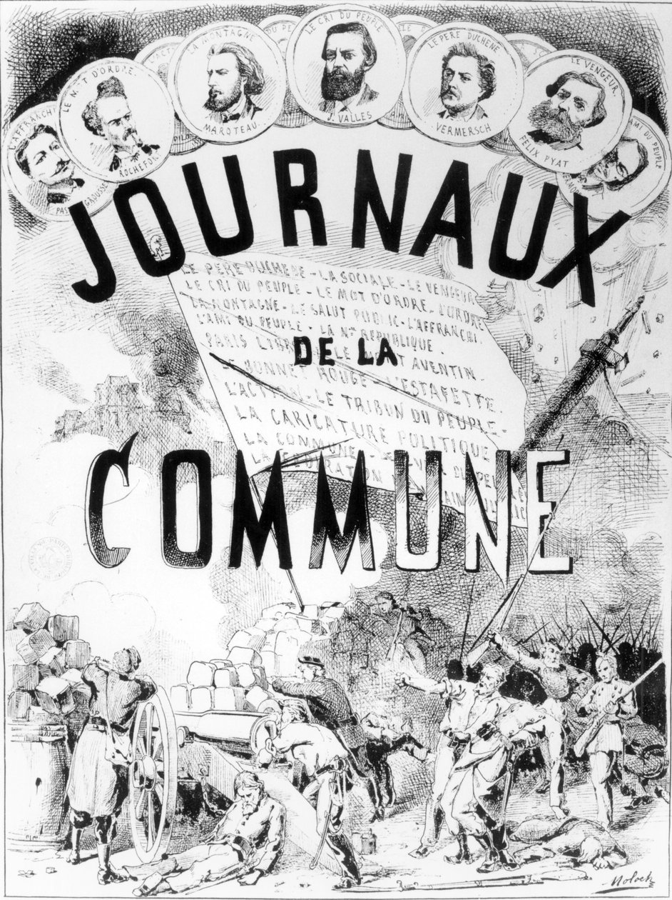 Kommunens aviser i Paris, 1870-71 af Moloch