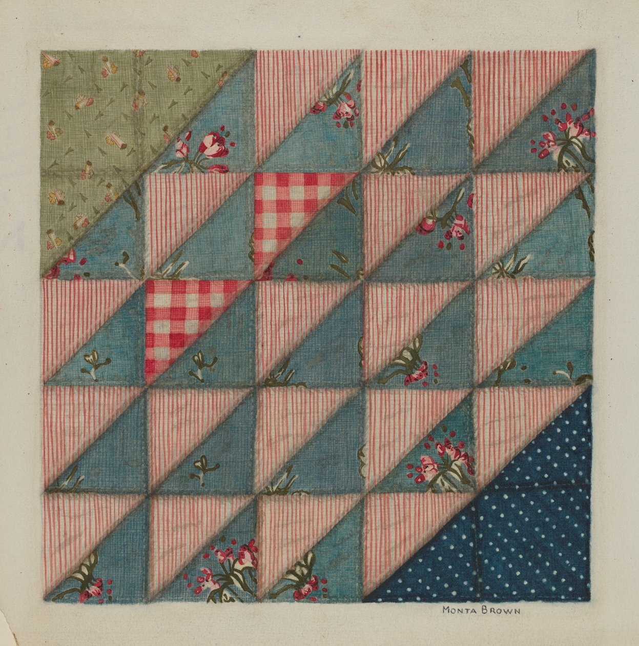 Patchwork Quilt af Mona Brown