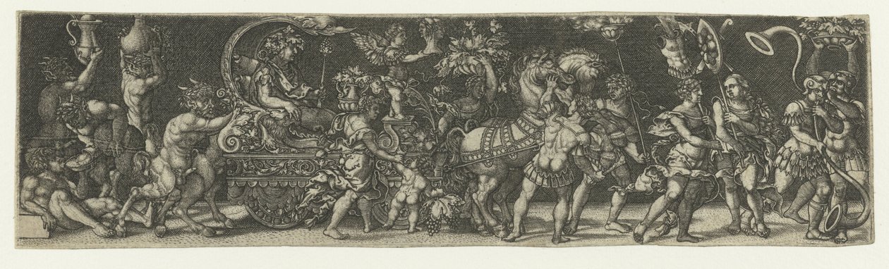 Triomf van Bacchus af Monogrammist AC