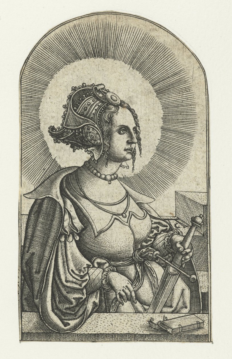 Sankt Catherine af Monogrammist AC
