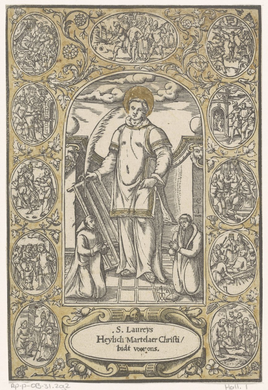 Sankt Lawrence af Monogrammist CI