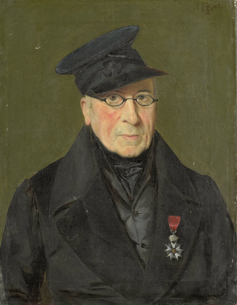 Pieter Janson (1765-1851). Maler og ætser, major af Cussiers ude af drift af Monogrammist HK (Nederland)