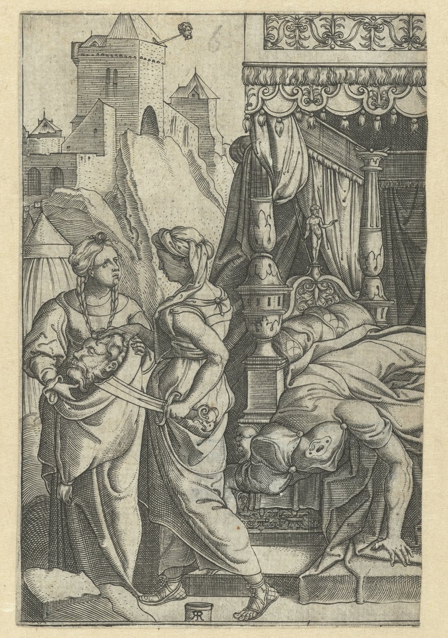 Judith med hovedet af Holofernes af Monogrammist RR