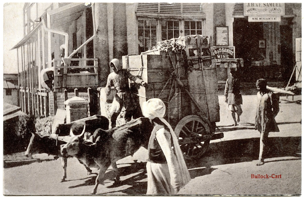 Bullock-Cart, ca. 1900-20 af Moorli Dhur and Sons