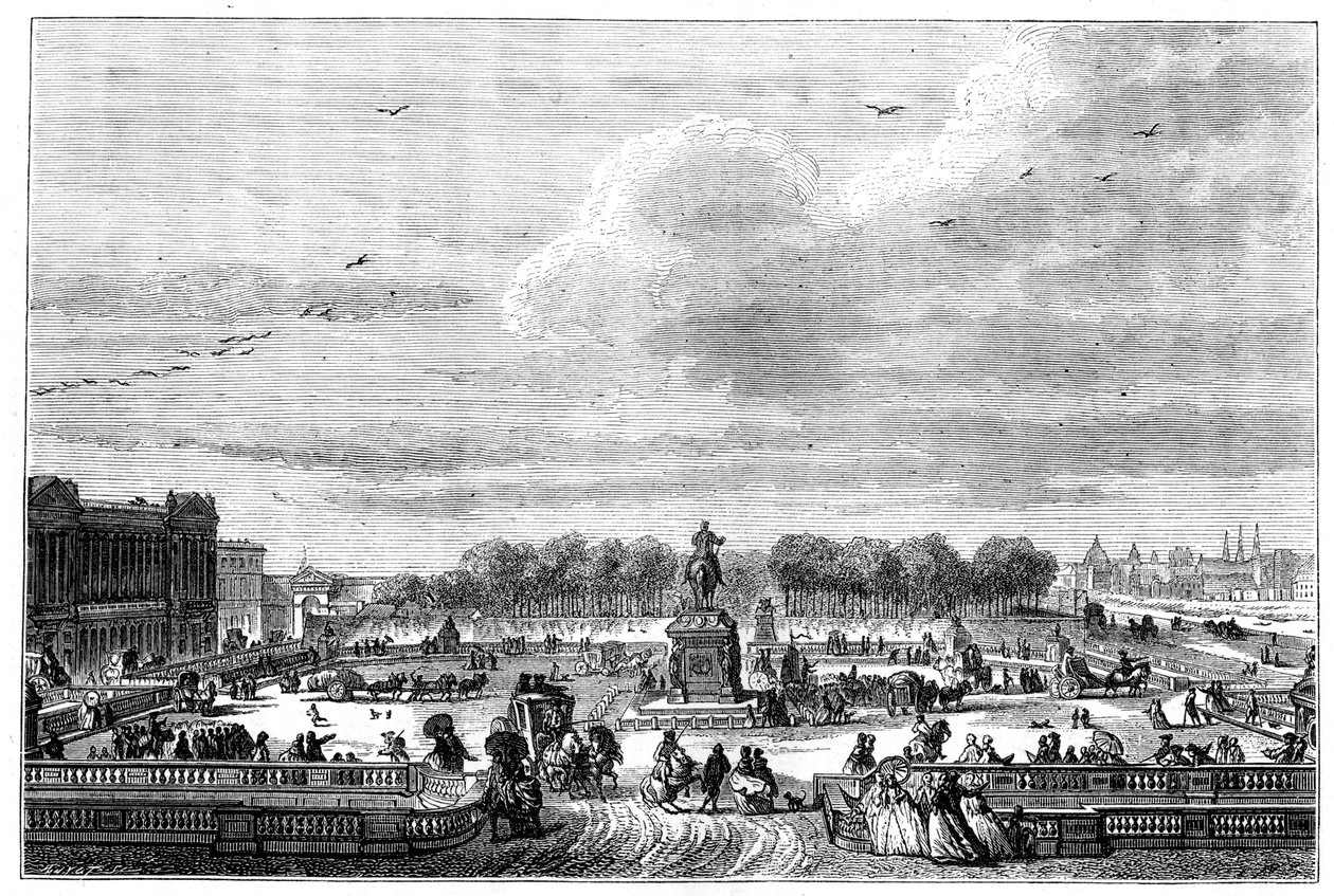 Haverne i et fransk palads af kong Louis XV, 1763 1885. af Moreau