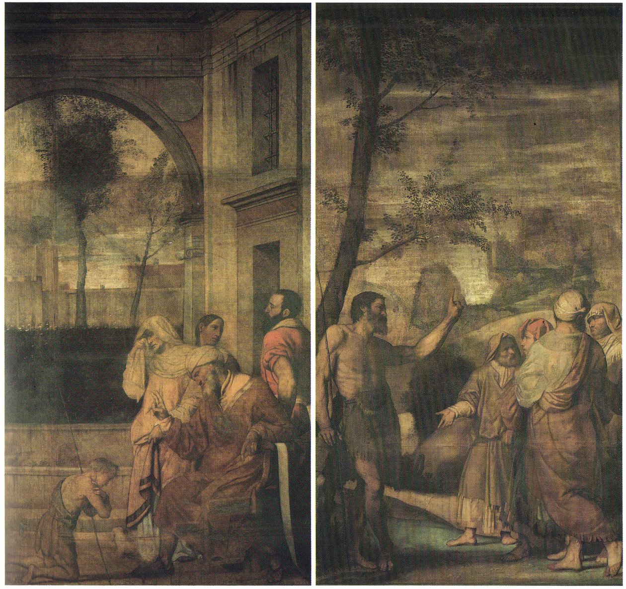 Johannes Evangelistens Kirke Orgelhus af Moretto da Brescia