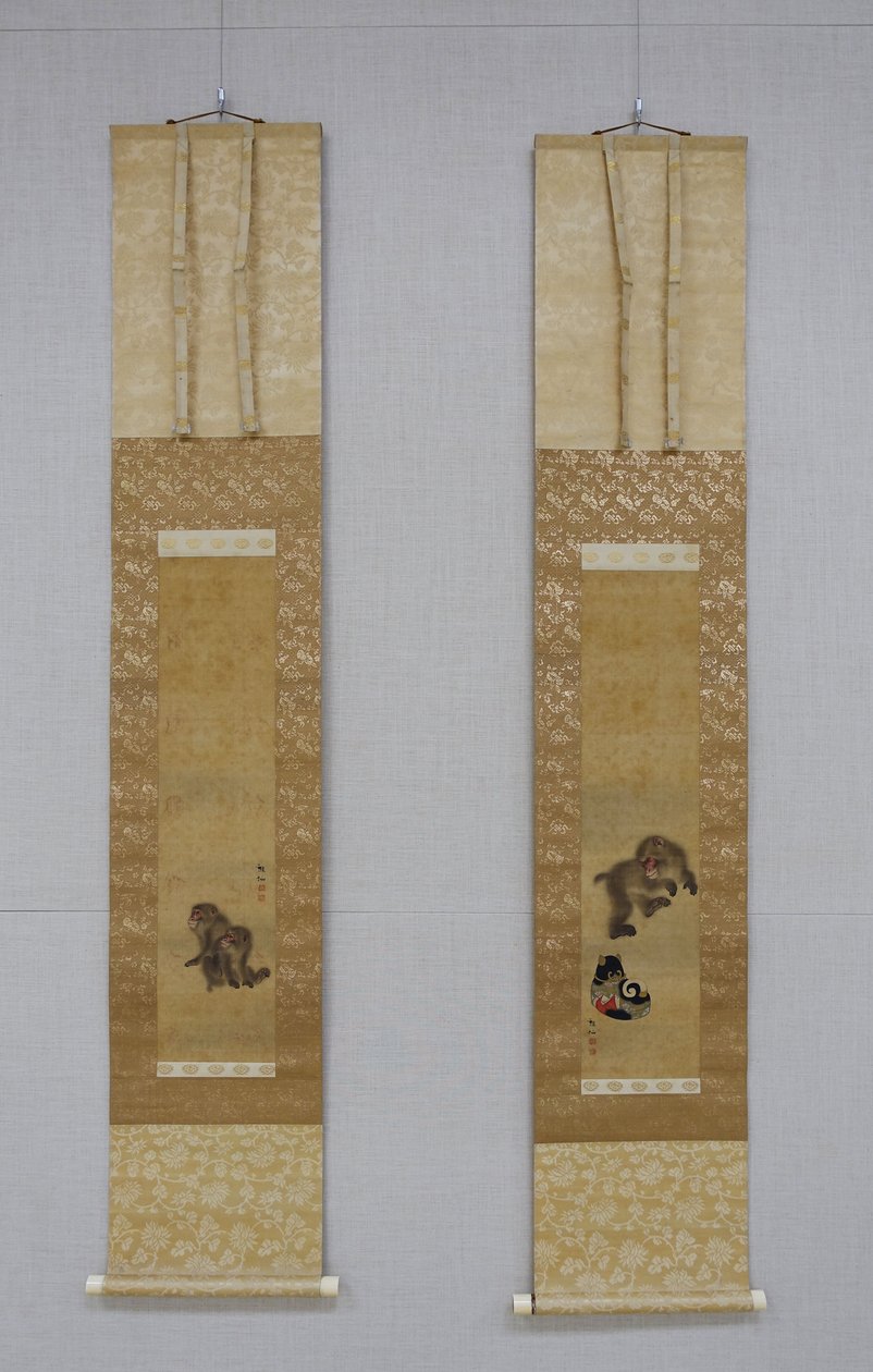 Monkeys at Play, slutningen af det 18. århundrede - før 1807. af Mori Sosen