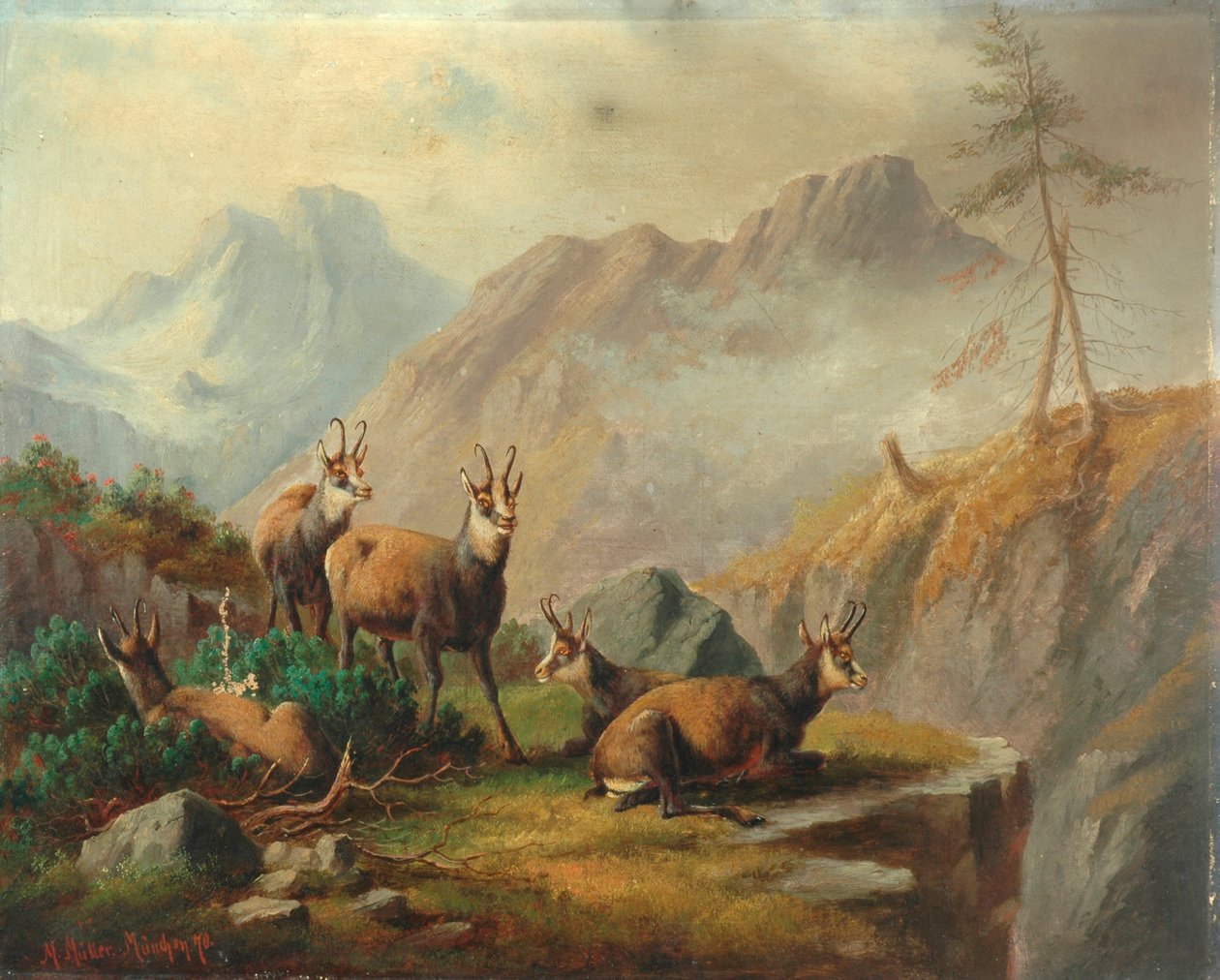 Landskab, 1870 af Moritz Muller
