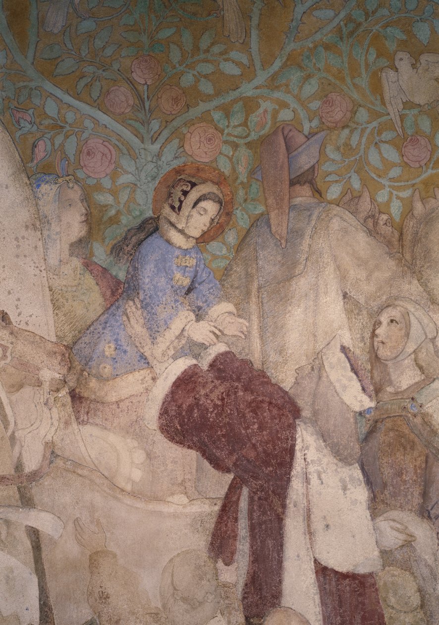 Ankomst til Eisenach, ca. 185455 af Moritz Ludwig von Schwind